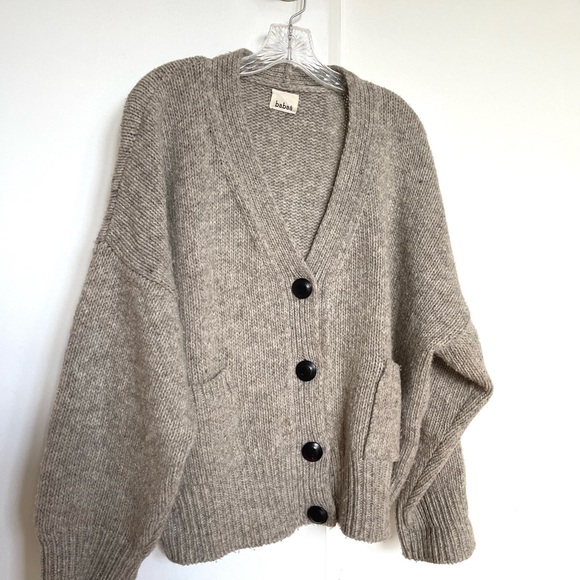 Babaa Sweaters - Babaa Cardigan no17 Mist